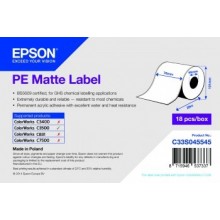 Role etichete Epson, plastic (PE) mat, 76 mm x 29m