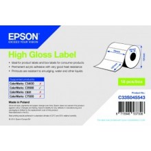 Role etichete Epson, hartie Jetgloss, 76mm x 127mm, 250 et./rola