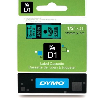 banda-laminata-dymo-dy45019-12mmx7m-negru-pe-verde-s0720590
