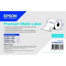 Role etichete Epson, hartie premium mata, 102x51 mm, 650 et./rola