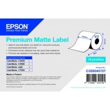 Role etichete Epson, hartie premium mata, 105mm x 35m