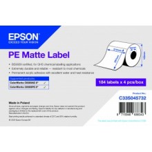 Role etichete Epson, plastic premium mat, 210 x 297 mm, 184 et./rola
