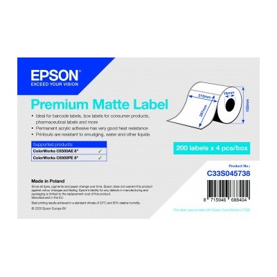 role-etichete-epson-hartie-premium-mat-210-x-297-mm-200-etrola