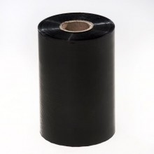 Ribon etichete Wax 110mmx450m, negru, OUT
