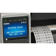 Imprimanta de etichete Zebra ZT610, 600DPI, peeler, rewinder