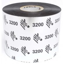 Ribon etichete Zebra 3200 60mm x 450m, negru, OUT