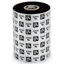 Ribon etichete Zebra 3200 89mm x 450m, negru, OUT