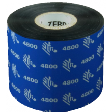 Ribon etichete Zebra 4800 60mm x 450m, negru, OUT