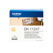 Banda de etichete Brother 103mmx164mm, 180 et./rola, negru pe alb, DK11247