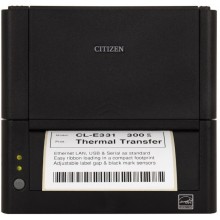 Imprimanta etichete Citizen CL-E331, Transfer Termic, Ethernet,  neagra
