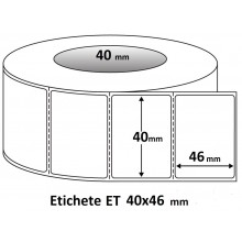 Etichete ET 40x46mm, diam 40mm, 835 buc./rola