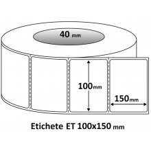 Etichete ET 100x150mm, diam 40, 260 buc./rola