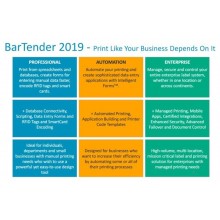 BarTender 2019 Automation, 5 printers