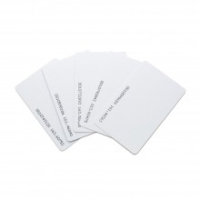 Carduri RFID TK4100 cu numar de identificare, overlay, CR-80, albe