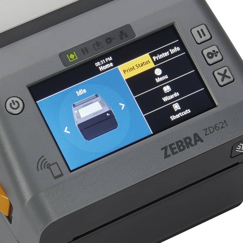 Imprimanta De Etichete Zebra Zd621r Rfid Ethernet Bluetooth Rtc Display 300dpi 9285